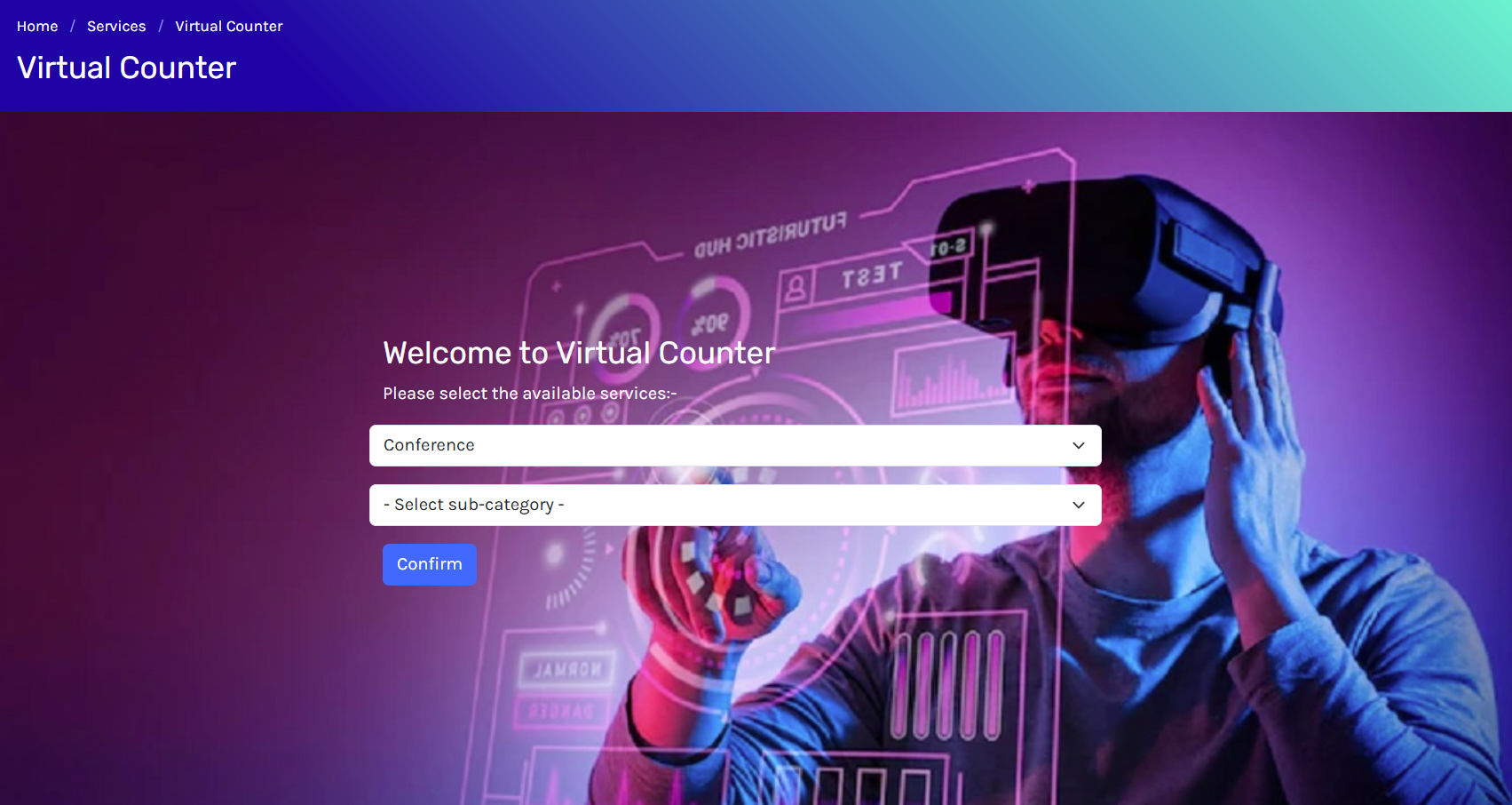 EzPay Virtual Counter Screenshot